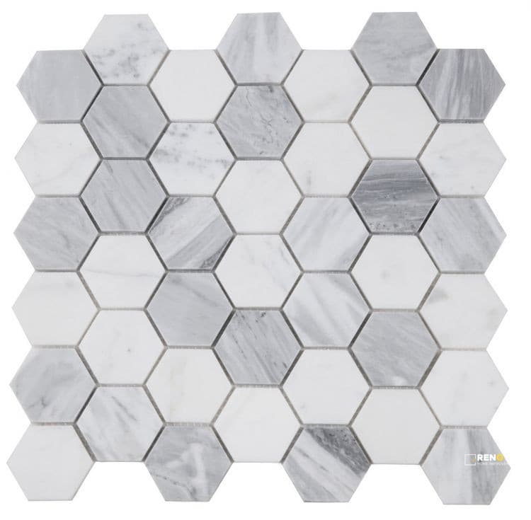 HEXAGON DUSK MOSAIC 2" X 2"