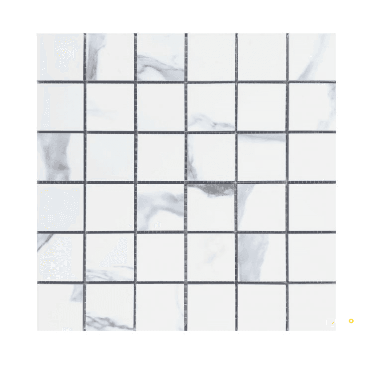 CALACATTA BLUE MATTE MOSAIC 2" X 2"