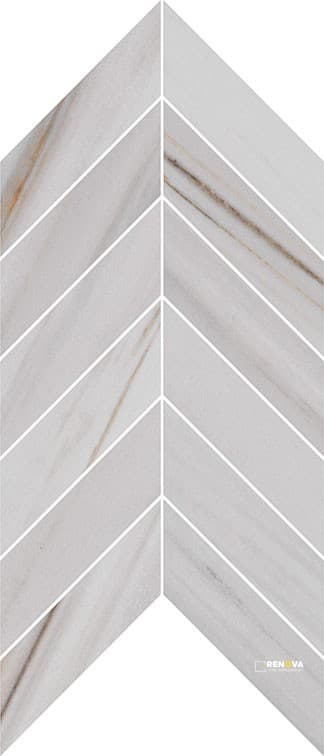 ALUSTRA HDP MATTE CHEVRON MOSAIC 2" X 6" - M2X6CHEV - FLOTIL1614