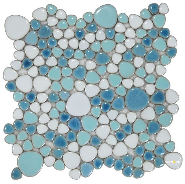 GROWING JEWEL IRIS MOSAIC 11.5" X 11.5"