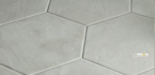 TROPICAL MATTE HEXAGON 8-1/2"