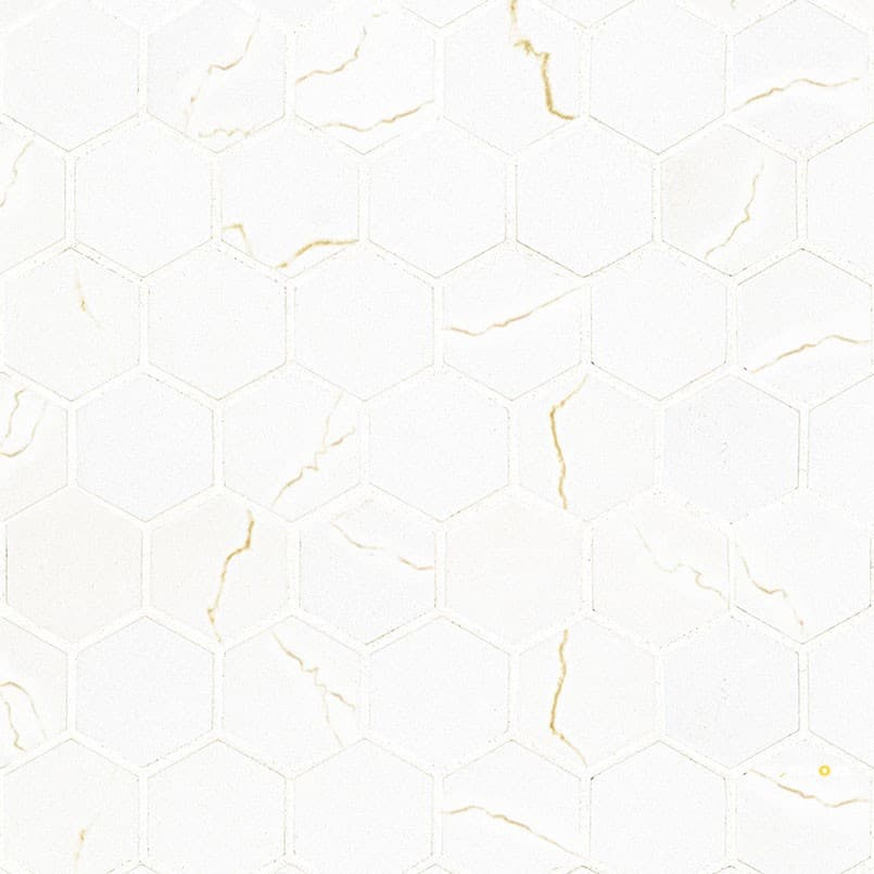 MIRAGGIO GOLD 2X2 HEXAGON