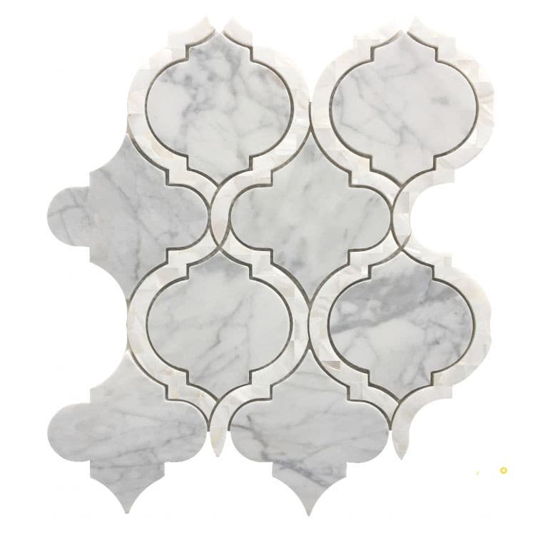 ALICE PEARL STATUARIO MOSAIC 9.75" X 11.75"