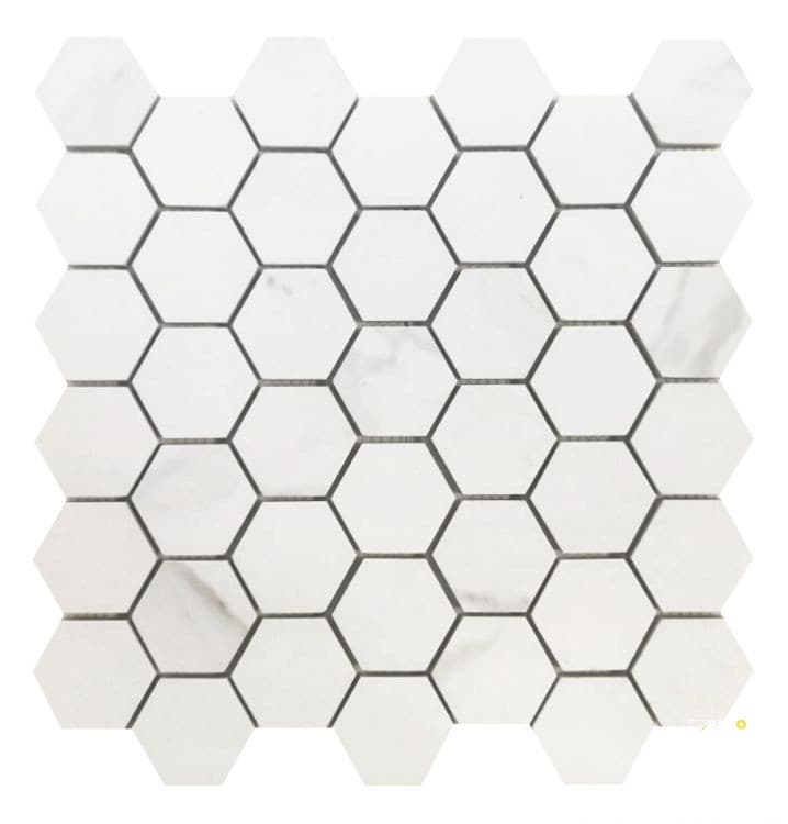 PRESTIGIO CALACATTA SOFT HEXAGON MOSAIC 12" X 12"