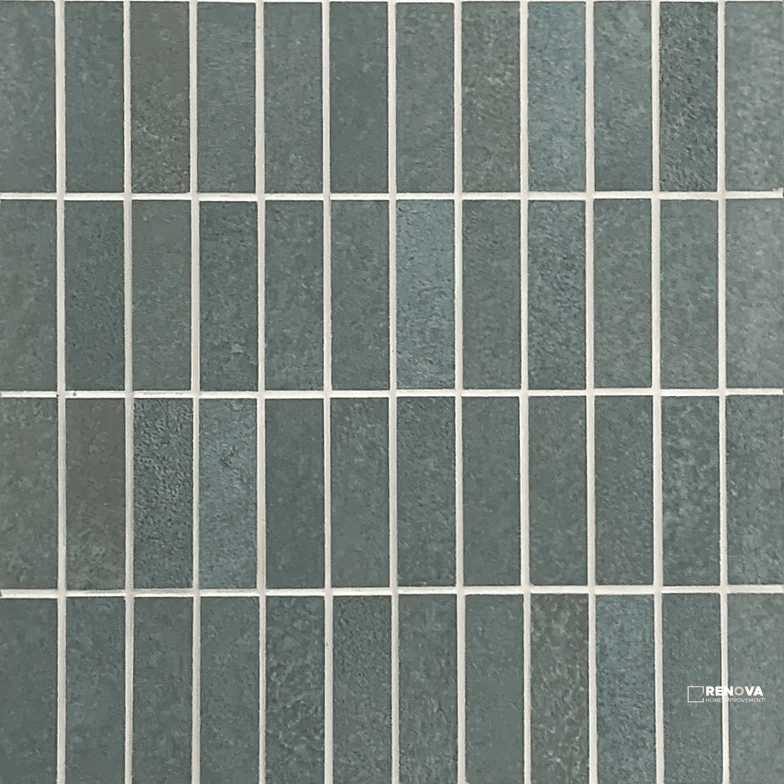 FOIL MATTE STRAIGHT SET MOSAIC 1" X 3"