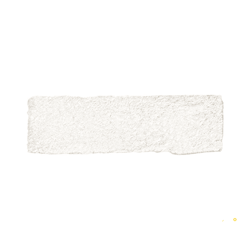 ALPINE WHITE CLAY BRICK MOSAIC 2.25X7.5