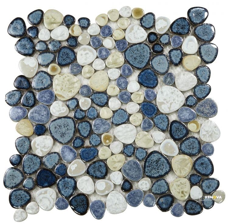 GROWING OCEAN MOSAIC 11.5" X 11.5"
