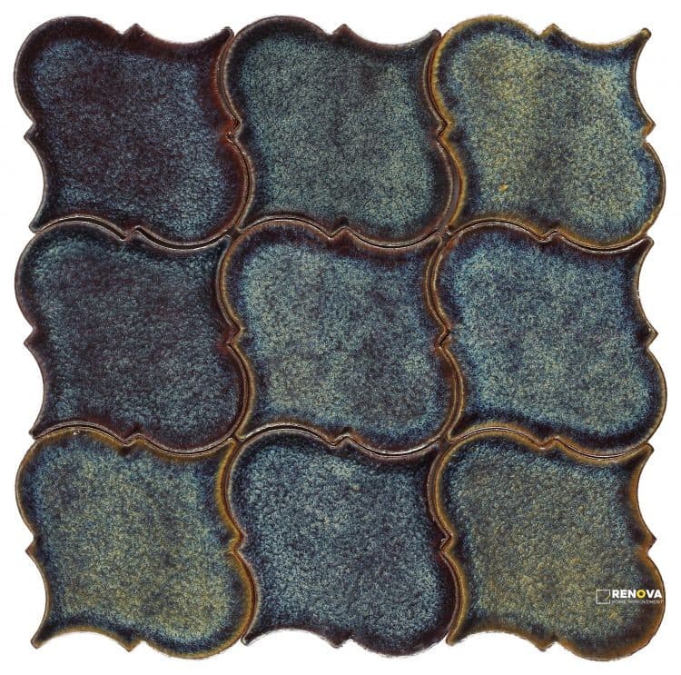 CALABASH MULTIBLUE MOSAIC 6" X 6"