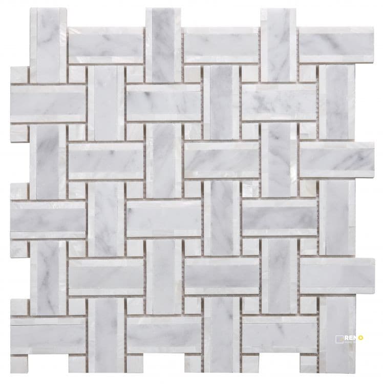 DIANA CROSS CARRARA MOSAIC 12.25" X 12.25"