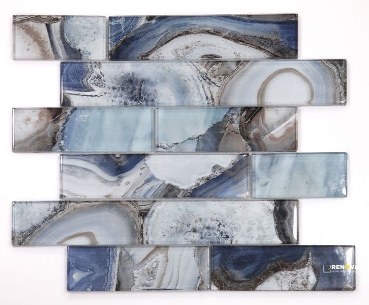 CASALE SHELL BLUE MOSAIC 11.75" X 11.75"