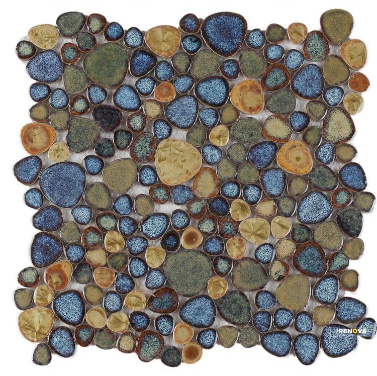 GROWING OLIVE MOSAIC 11.5" X 11.5"