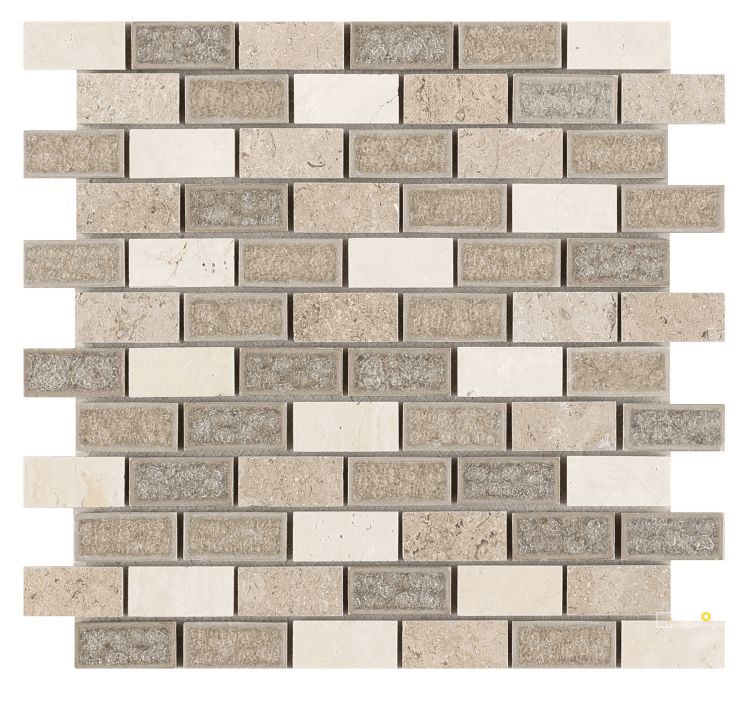 SWISS BRICK MOSAIC 11.75" X 11.75"