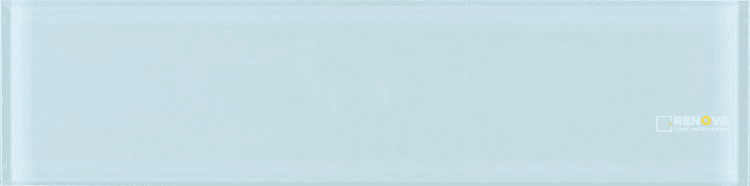 LUCY TURQUOISE GLOSSY MOSAIC 4" X 16"