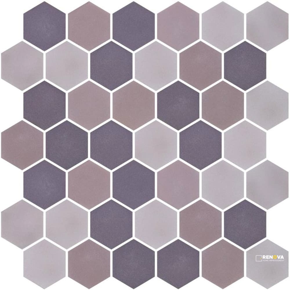 STONEBLEND XL MIXED GREY MOSAIC 11.25" X 11.25"
