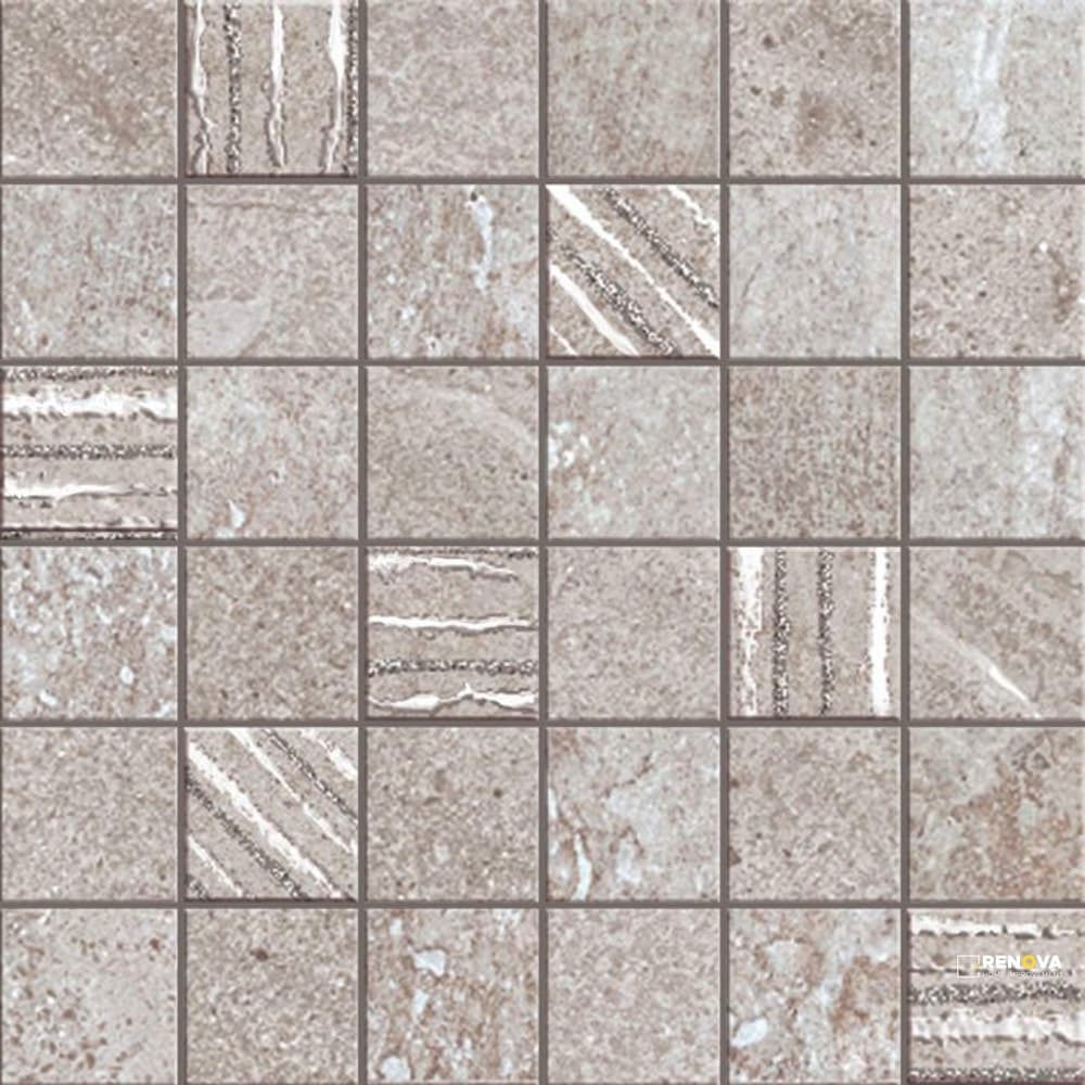 SUNSTONE GREY MOSAIC 12" X 12"