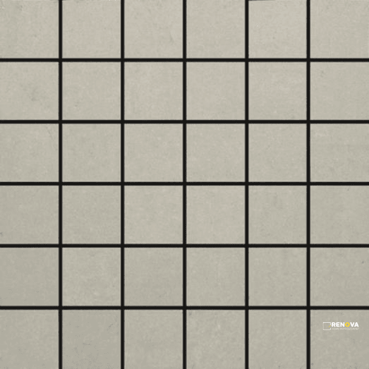 GREY LIGHT MATTE MOSAIC 12" X 12"