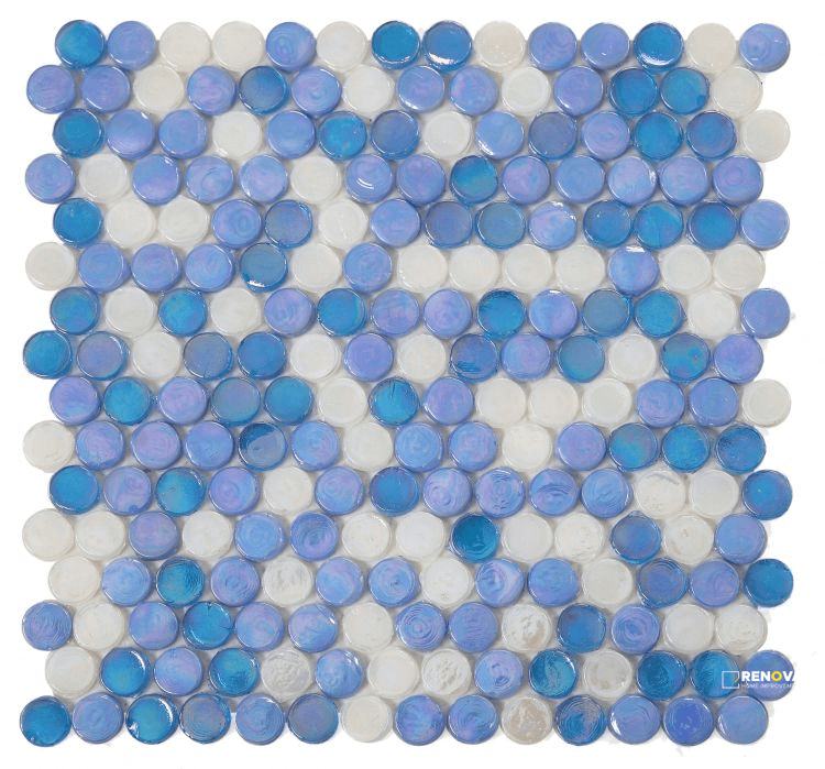 LAGUNA BEACH PENNY MOSAIC 11.25" X 11.25"