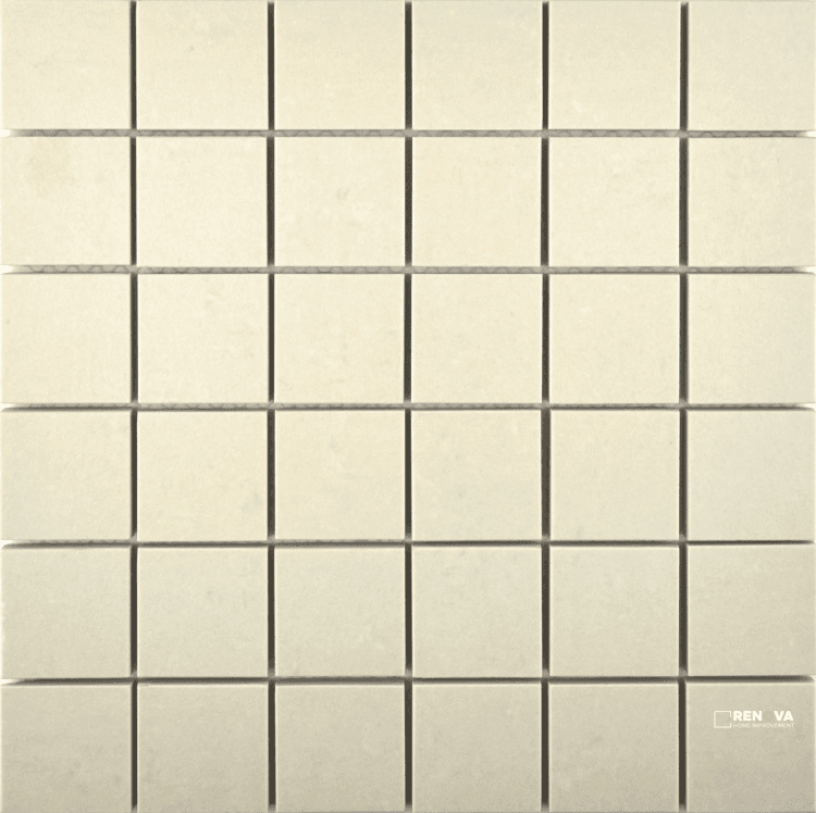 GREY BLANCO MATTE MOSAIC 2" X 2"