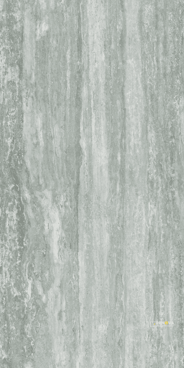 I-TRAVERTINI GREY GLOSSY 16" X 32"