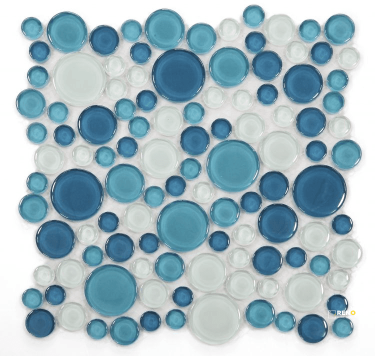LADY OCEAN MOSAIC 10.75" X 10.75"
