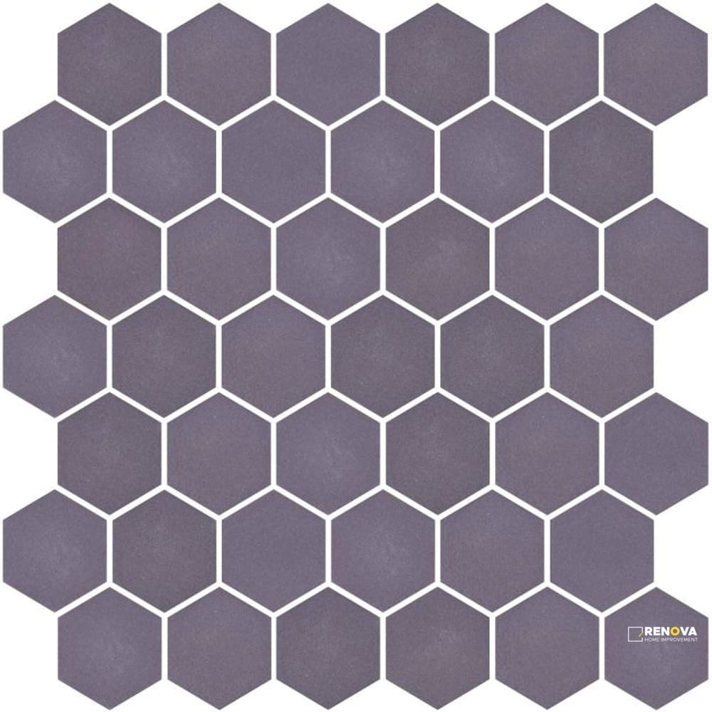 STONEGLASS XL GREY MOSAIC 11.25" X 11.25"
