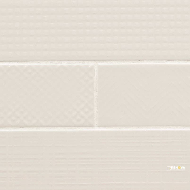 URBANO CREMA 3D MIX 4X12 GLOSSY ( 9.69 SF PER BOX )