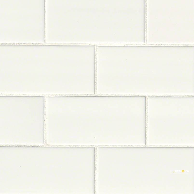 WHITE GLOSSY 3X6 ( 10.648 SF PER BOX )