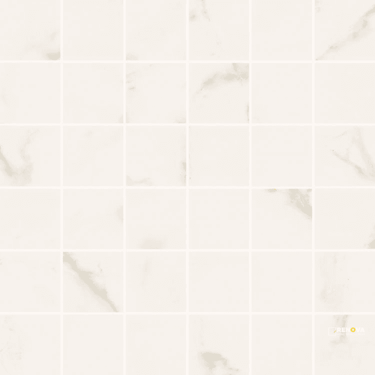 TRILOGY CALACATTA WHITE SOFT MOSAIC 2" X 2"