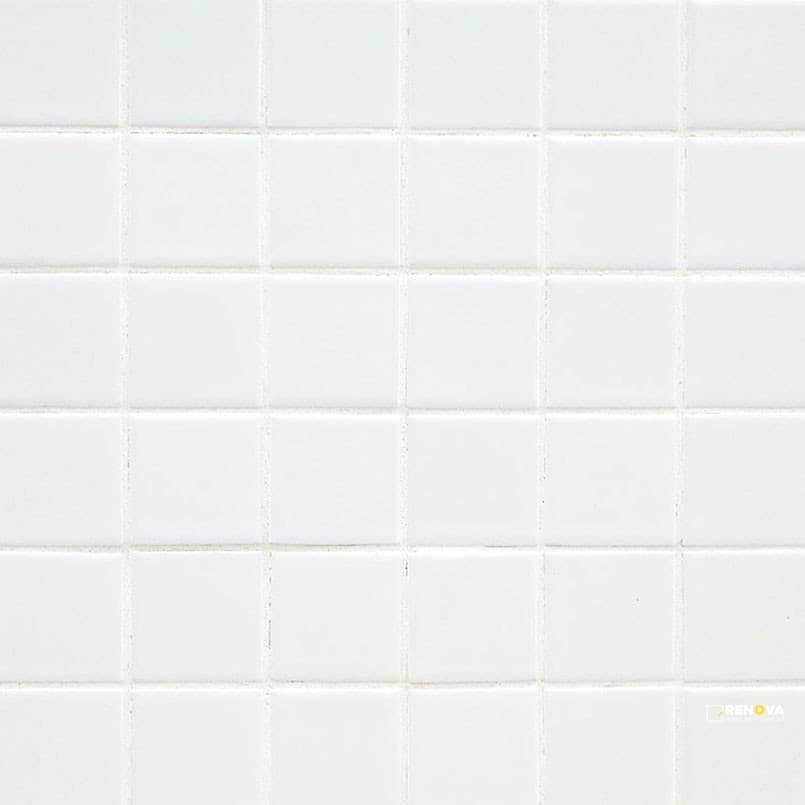 WHITE 2X2 POLISHED MOSAIC ( 7.76 SF PER BOX )