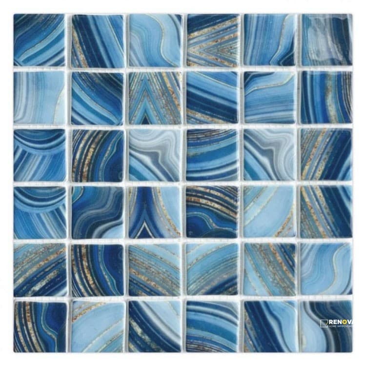 VANGUARD PENTA ONYX BLUE MOSAIC 12.25" X 12.25"
