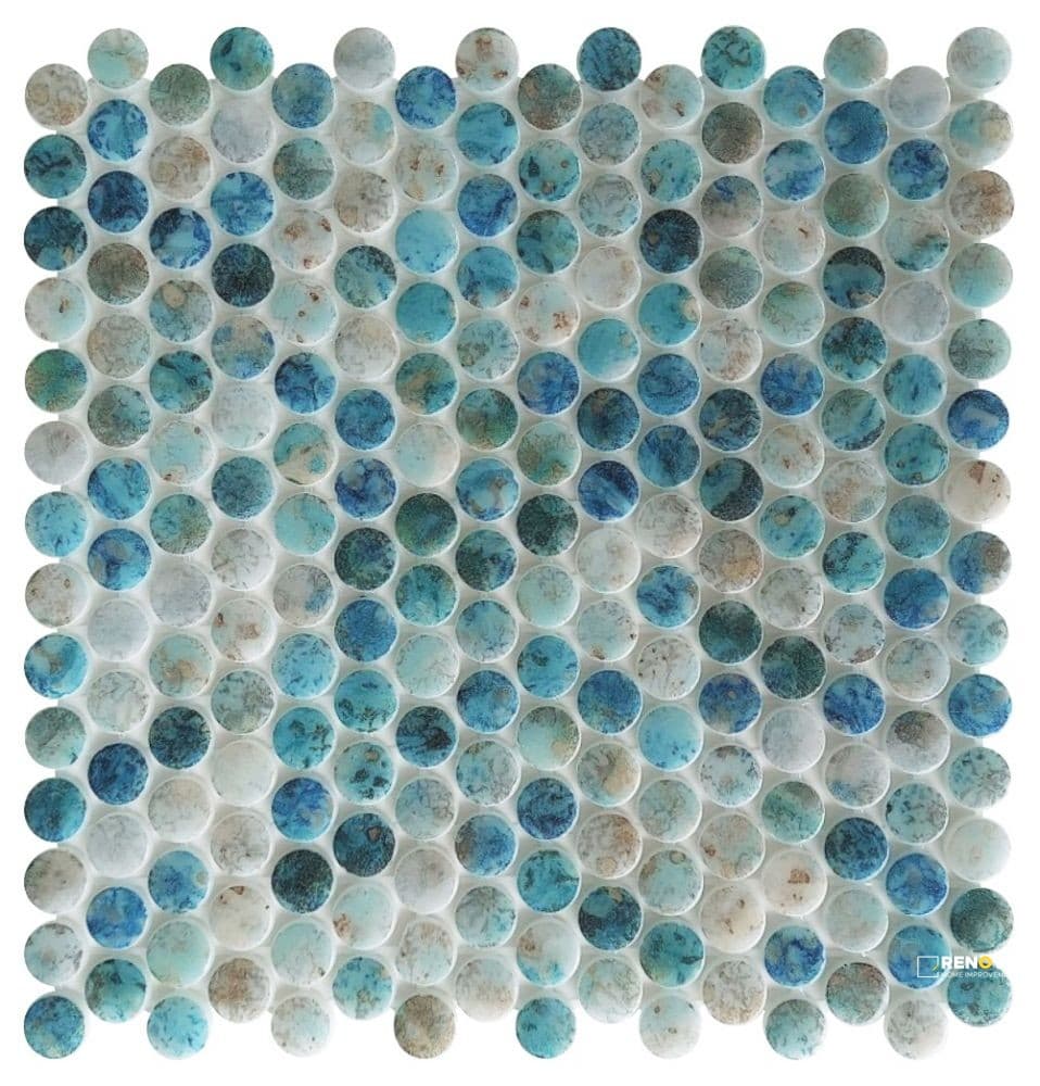 VANGUARD PENNY GREEN MOSAIC 11.25" X 11.25"