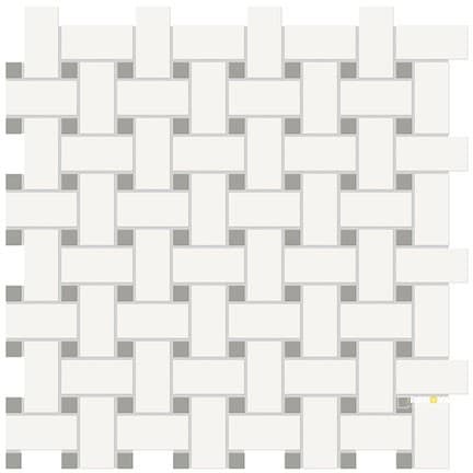 SOHO MATTE BASKETWEAVE MIXED MOSAIC