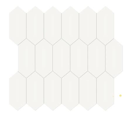 SOHO SOLID GLOSSY PICKET MOSAIC 2" X 5"