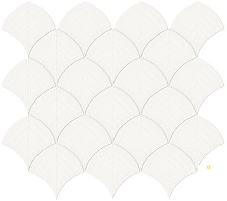 SOHO SOLID GLOSSY SCALLOP MOSAIC