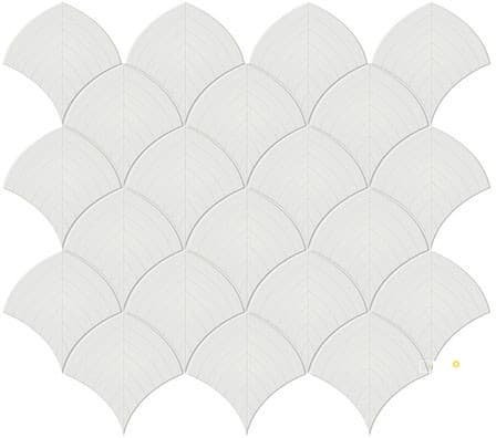 SOHO SOLID GLOSSY SCALLOP MOSAIC