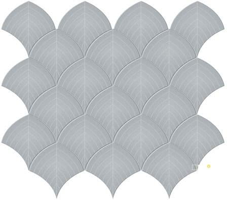 SOHO SOLID GLOSSY SCALLOP MOSAIC