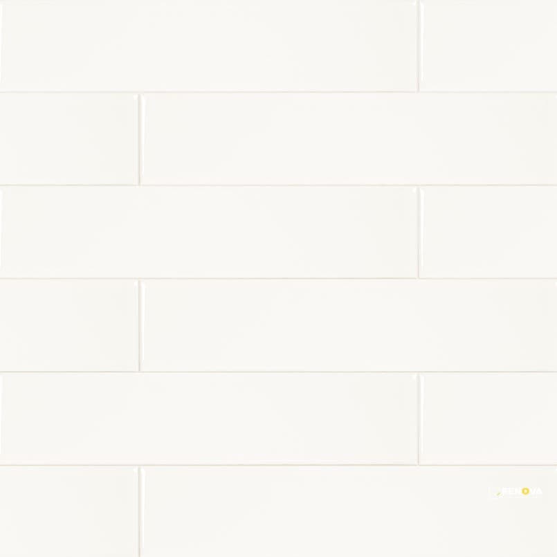 METRO WHITE 2X8 GLOSSY ( 11.1 SF PER BOX )
