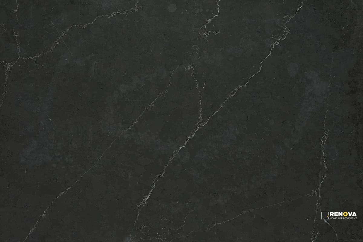 Daltile ONE Quartz Broadway Black Velvet Countertop Slab