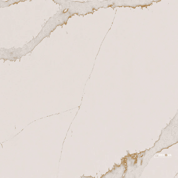Daltile ONE Quartz Calacatta Aurora Countertop Slab