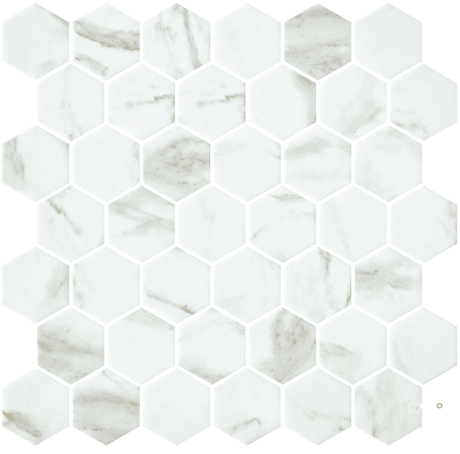 ONIX HEX XL MOSAIC 2" X 2"