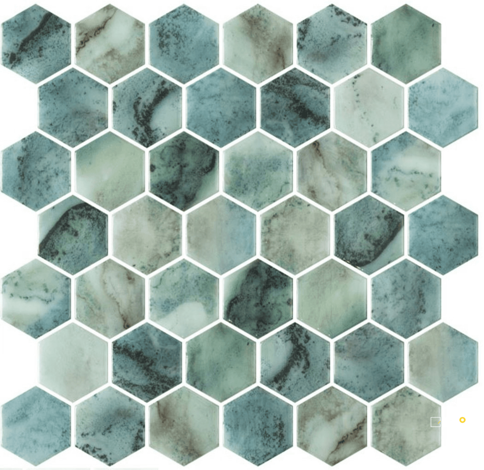 ONIX HEX XL MOSAIC 2" X 2"