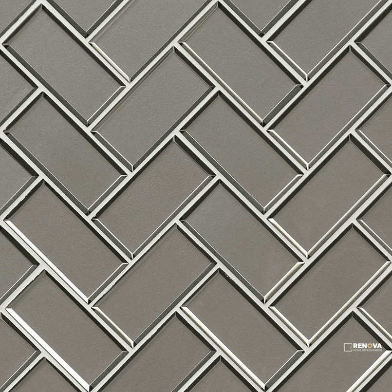 CHAMPAGNE BEVEL HERRINGBONE