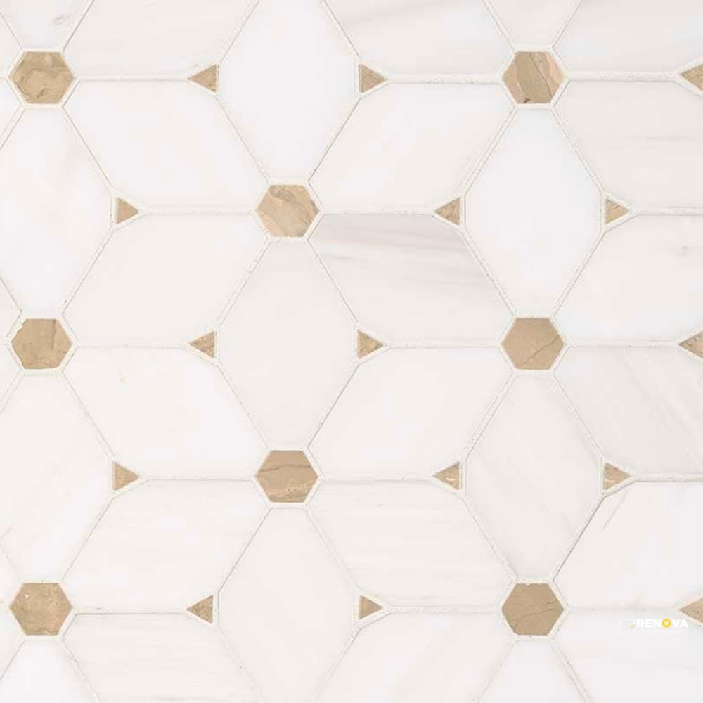 CECILY PATTERN POLISHED MOSAIC 10MM