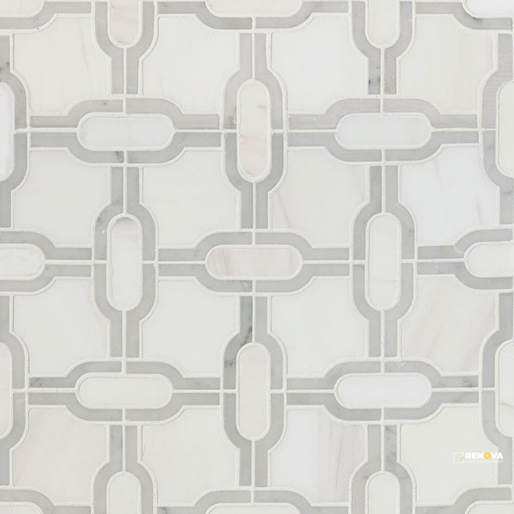 BIANCO GRIDWORK POLISHED 10MM