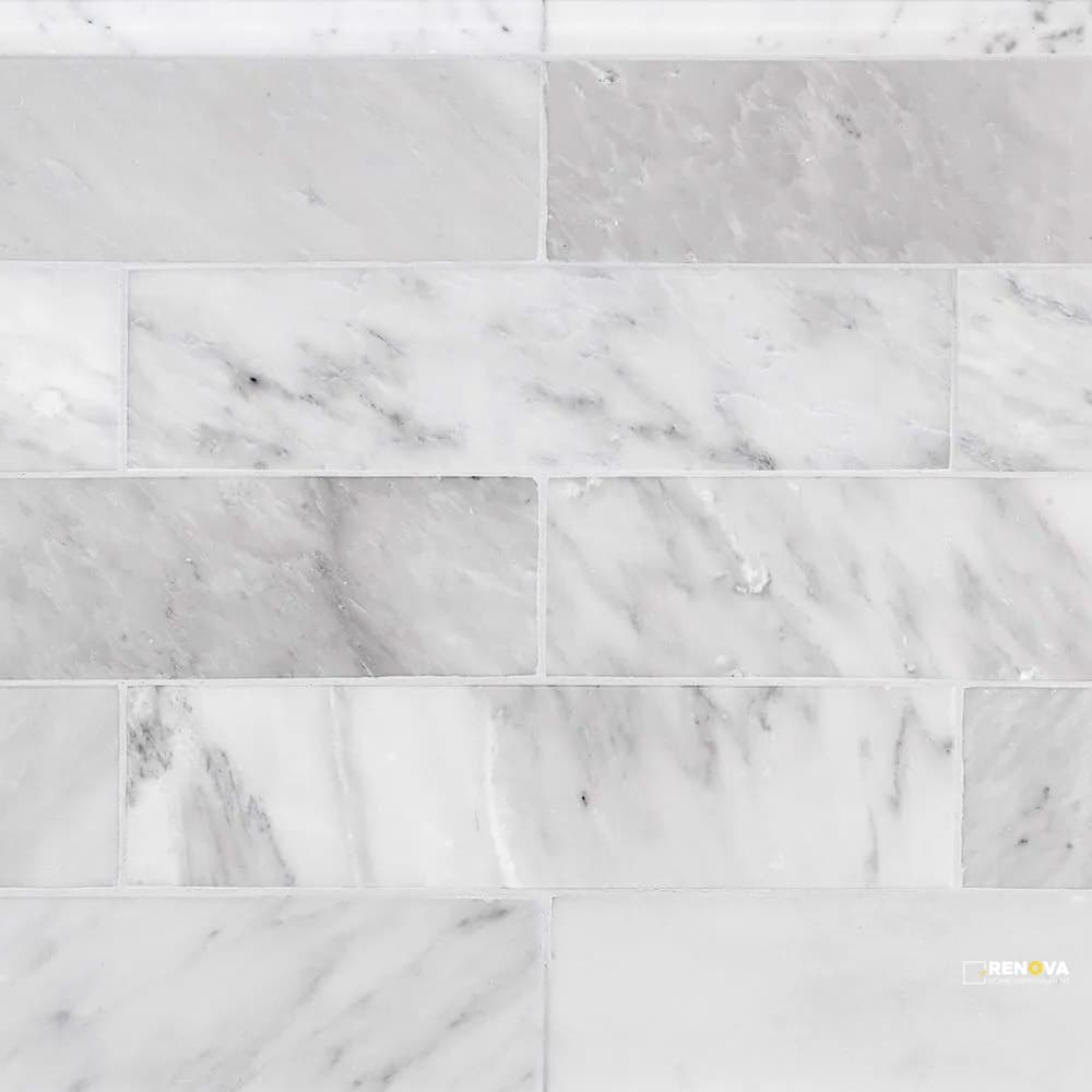 CHAPTER 15 - STATUARIO BRUSHED FIELD TILE 3" X 12"