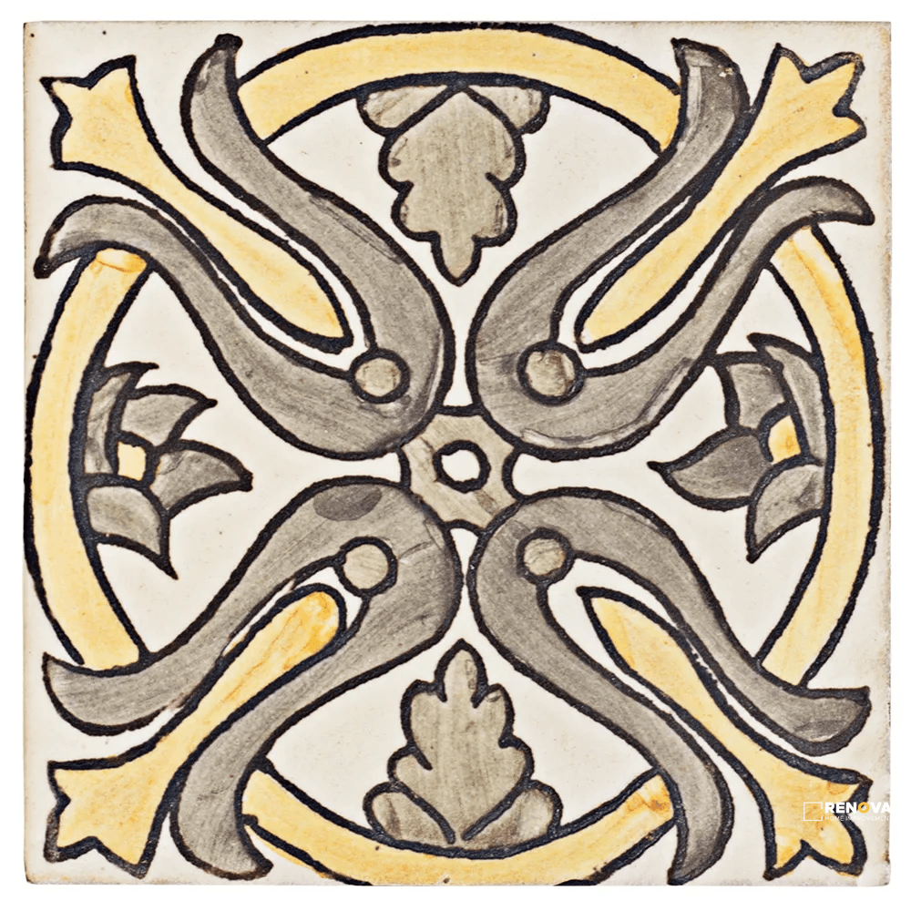 CHAPTER 4 - VIA SANTA INEZ HAND PAINTED FIELD TILE 3" X 3"
