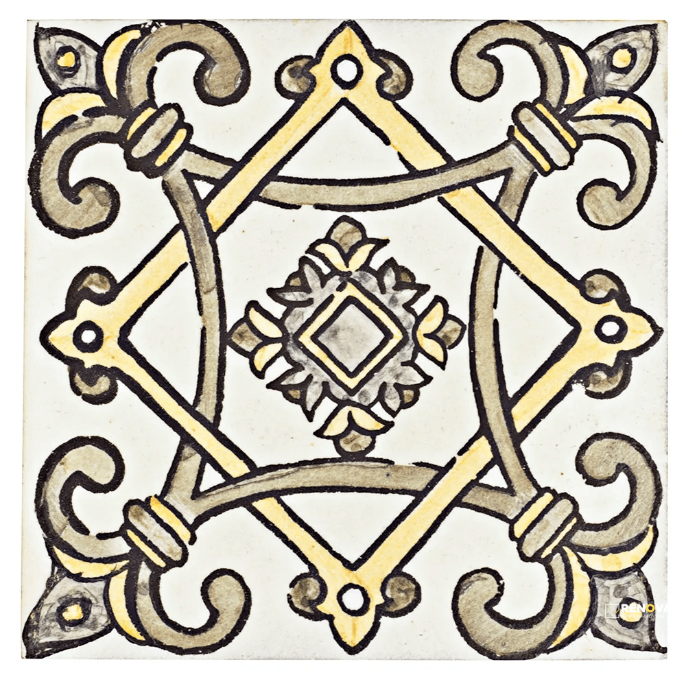 CHAPTER 4 - VIA SAN LEANDRO HAND PAINTED FIELD TILE 3" X 3"