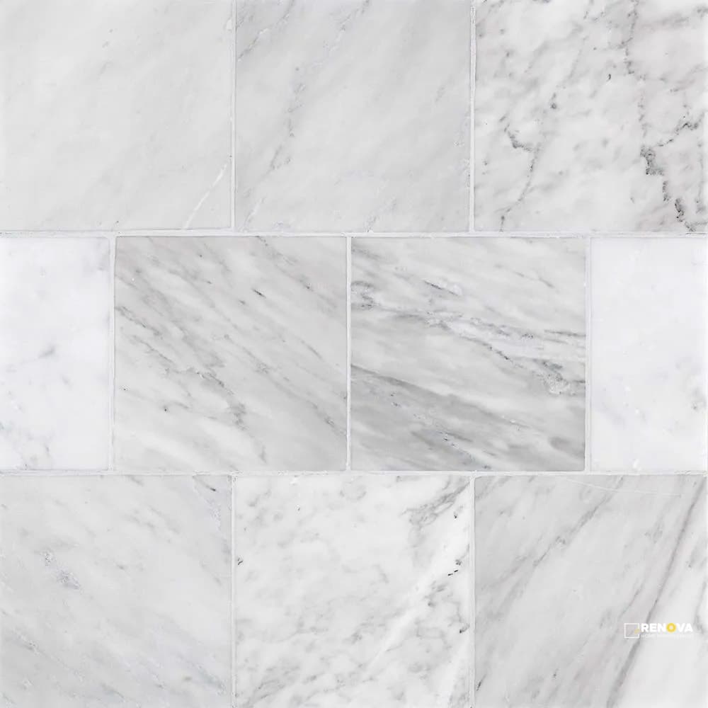 CHAPTER 15 - STATUARIO BRUSHED FIELD TILE 6" X 6" - FLOJEF365