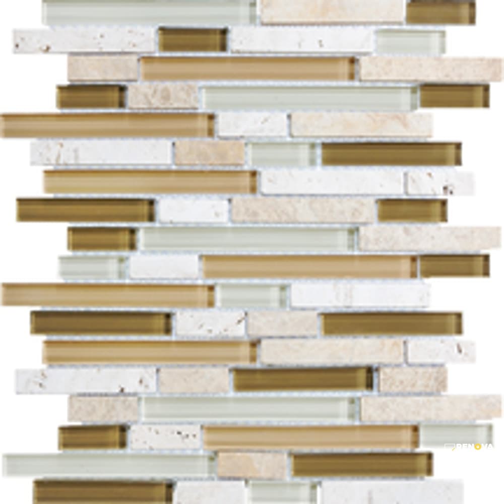 PIETRA ART BLISS BAMBOO RANDOM SIZE PATTERN LINEAR MOSAIC - RSP5/8