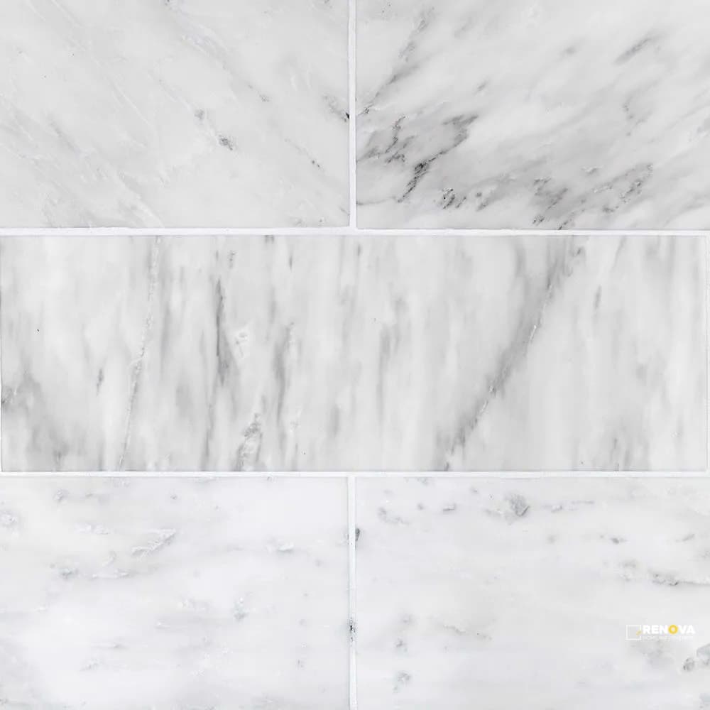 CHAPTER 15 - STATUARIO BRUSHED FIELD TILE 6" X 18" - FLOJEF362